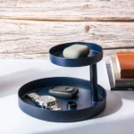 Ivy 2-Tier Tray - Ink Blue